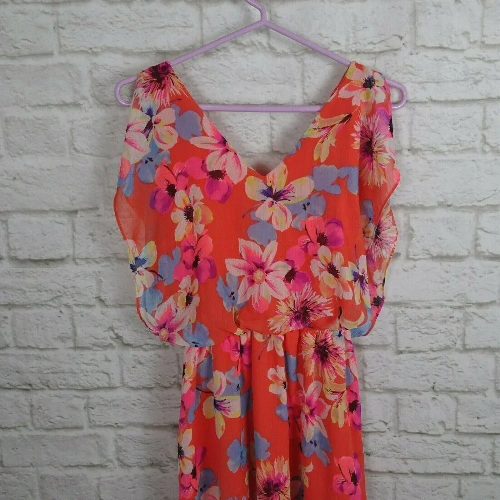 NWT Candie's Dress Floral Party Cocktail Prom S - Picture 5 of 13